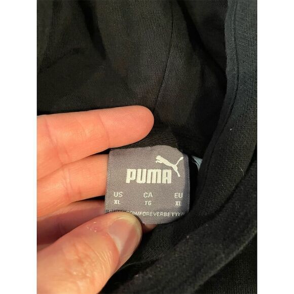 *3/$15 PUMA Men's Modern Basics Hoodie Black XL Pullover Drawstring Hood - Picture 7 of 10